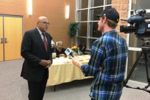photo_david-tarver-being-interviewed-by-wnem-at-community-reception
