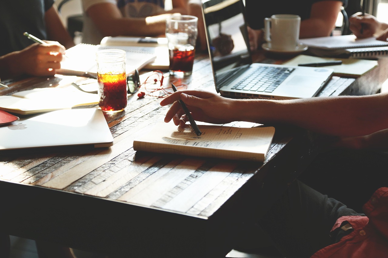 EAFocus consultants in a working session with a client